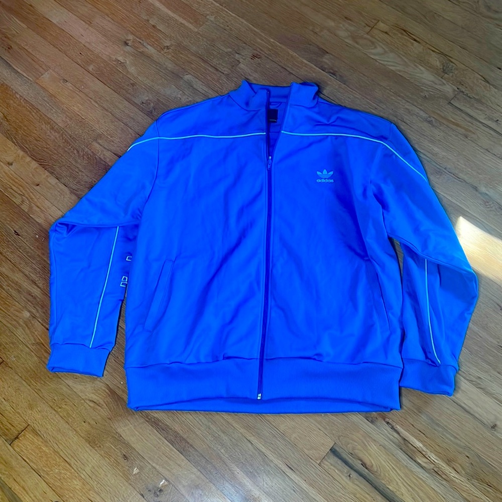Adidas Originals blue and white jacket